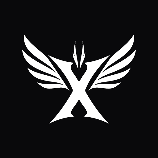 SERAMONX android-chrome-512x512.png（深色環境 · 白標誌），512×512 px，顯示 128 CSS px